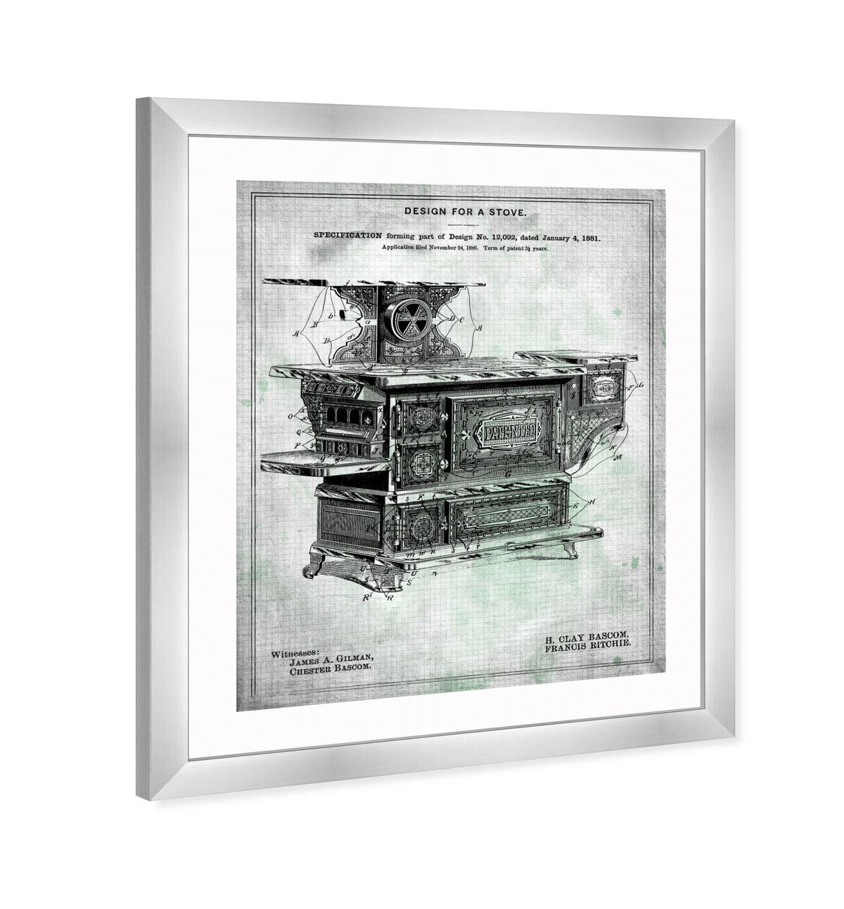 Design for a Stove 1881