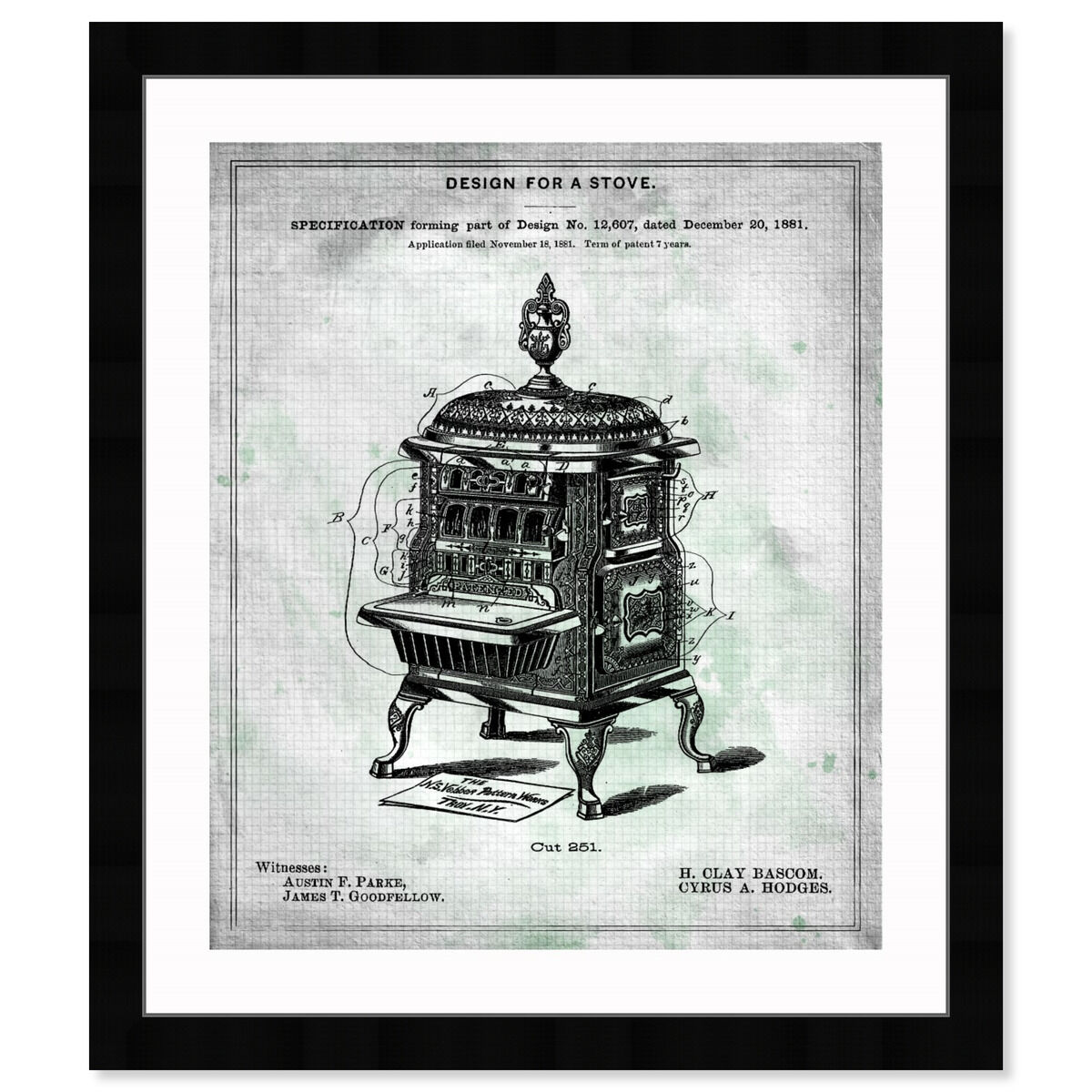 Design for a Stove II 1881 Main image