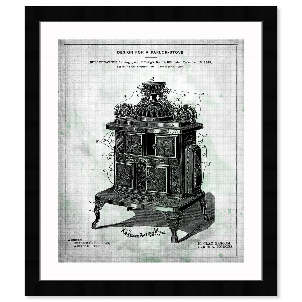 Design for a Parlor-Stove 1883