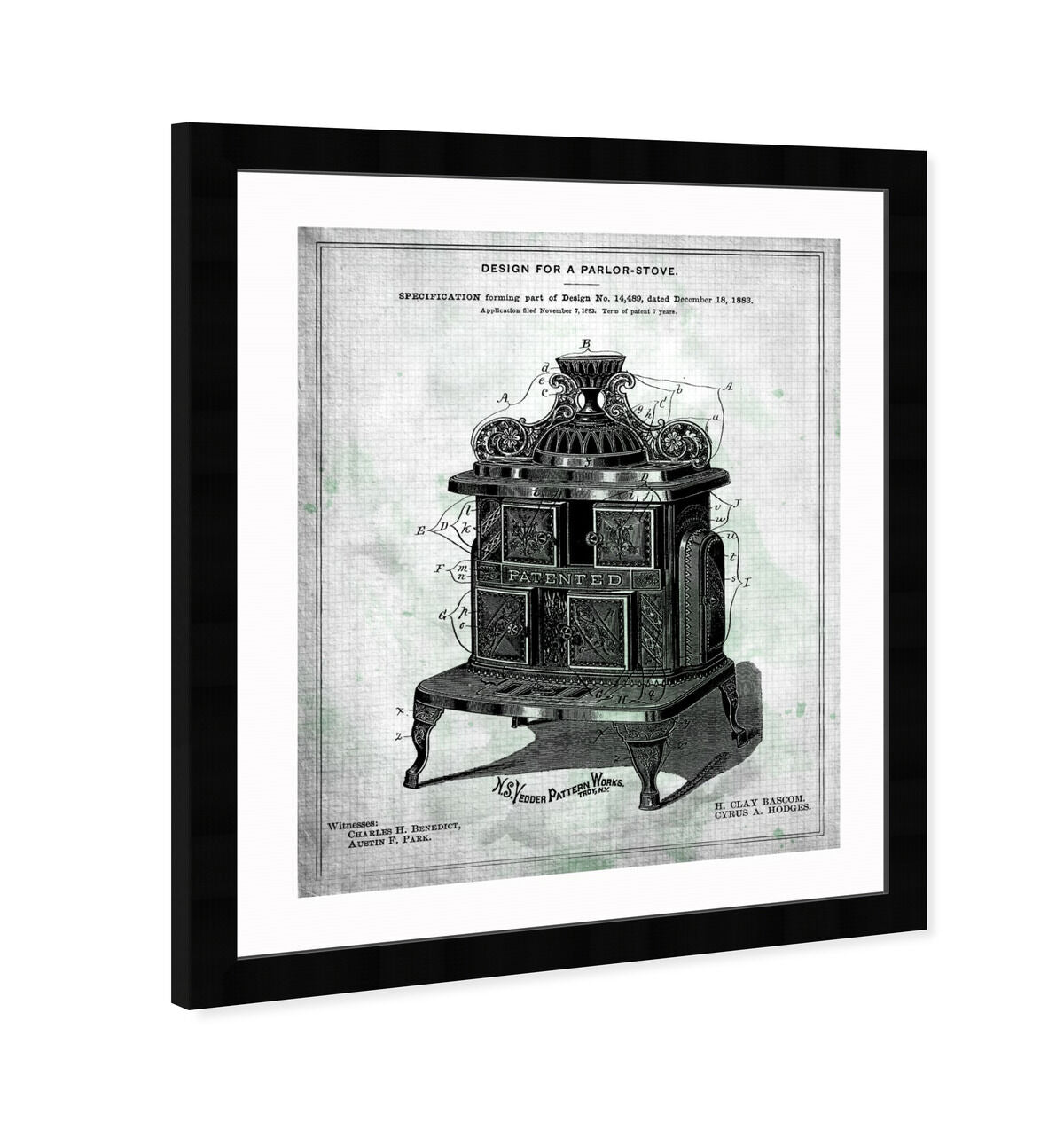 Design for a Parlor-Stove 1883