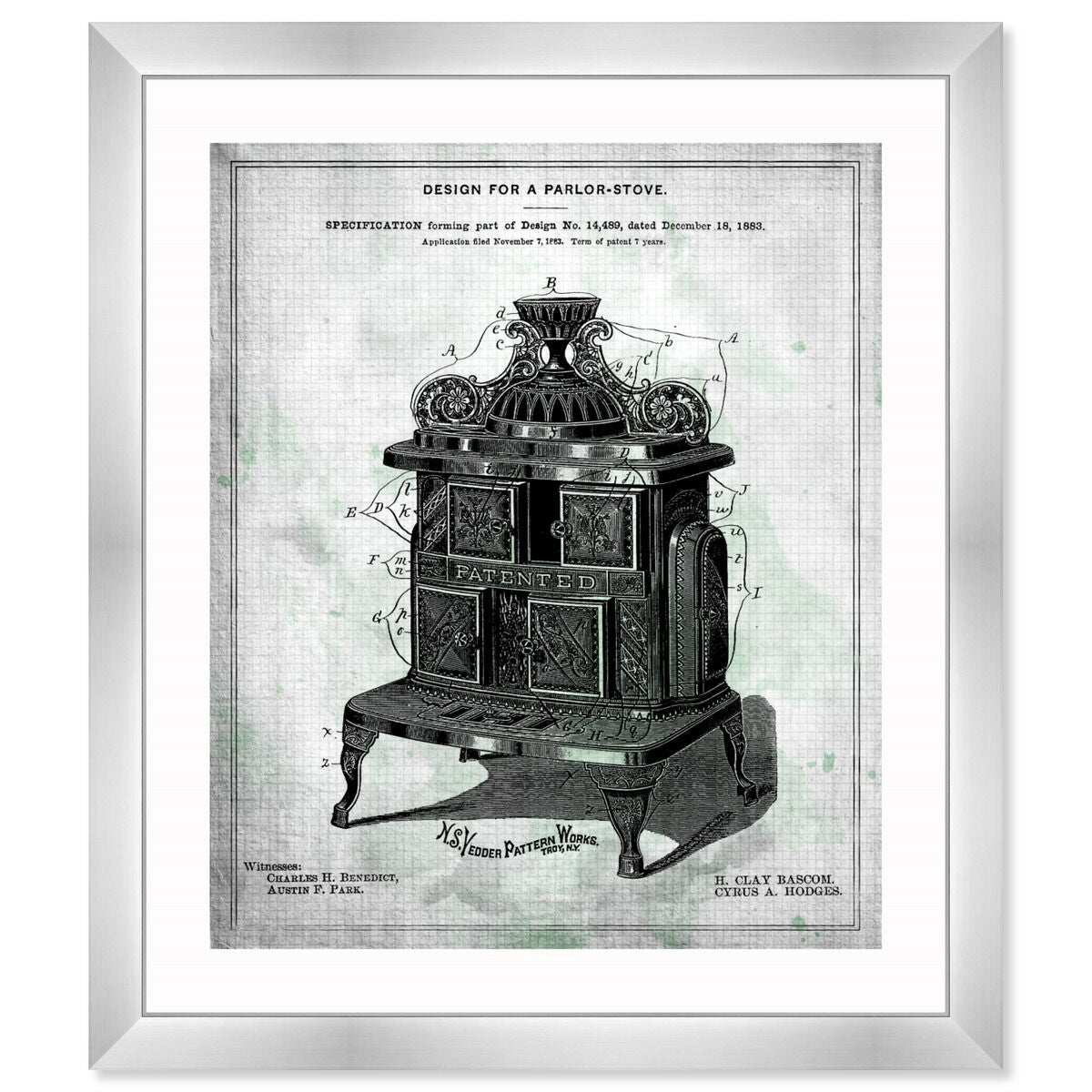 Design for a Parlor-Stove 1883