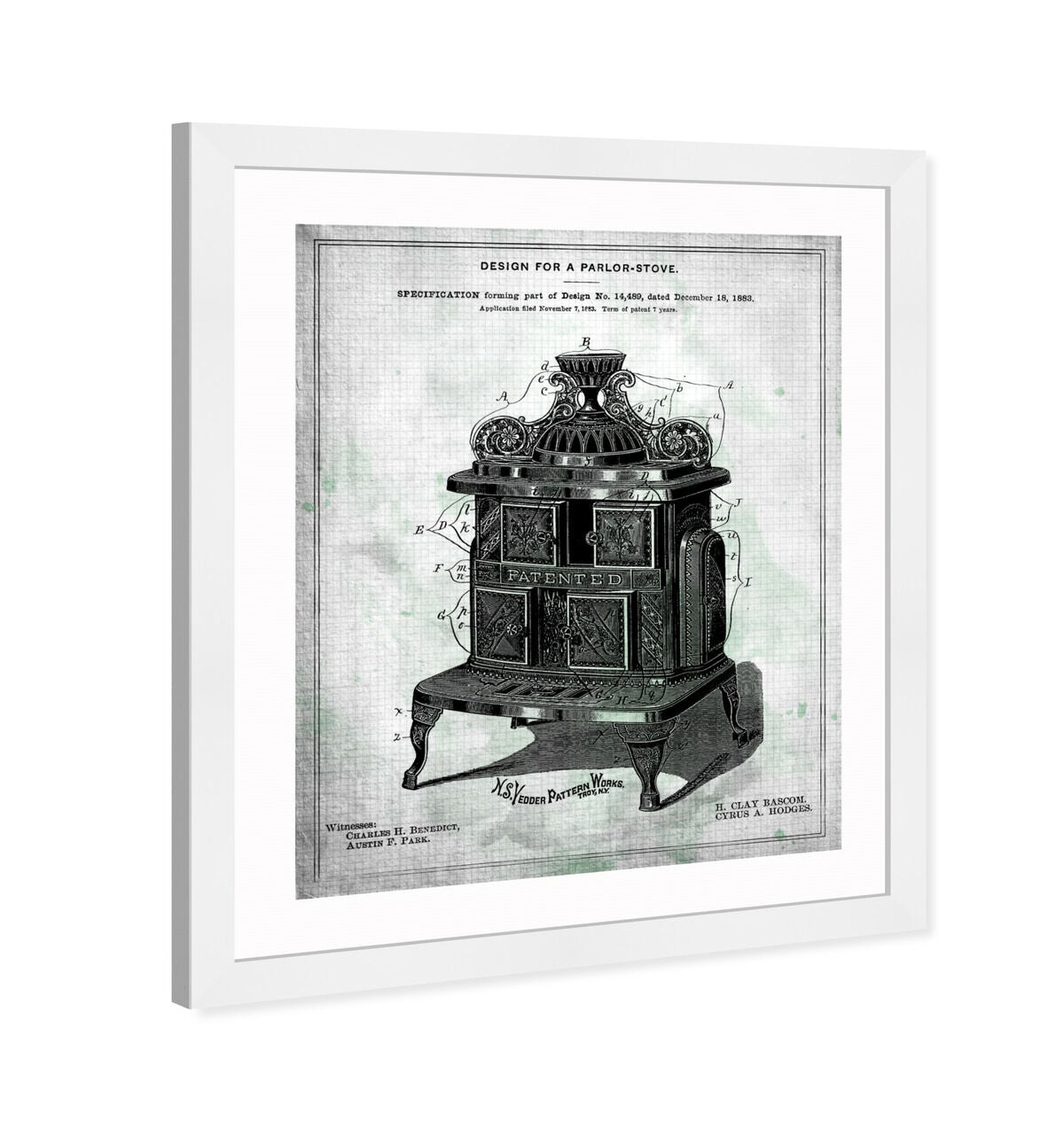 Design for a Parlor-Stove 1883