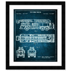 Toy Fire Truck 1997 - Blue