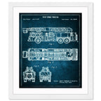 Toy Fire Truck 1997 - Blue