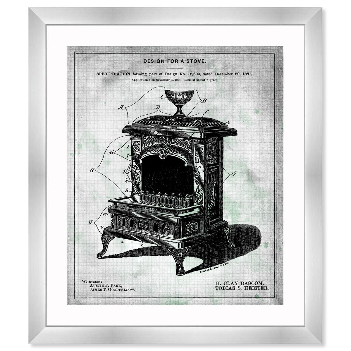 Design for a Stove V 1881