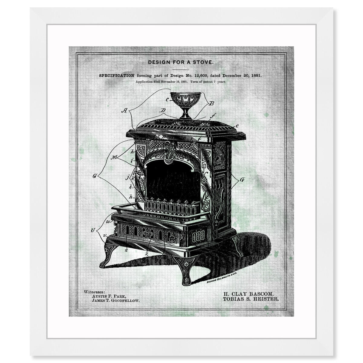 Design for a Stove V 1881