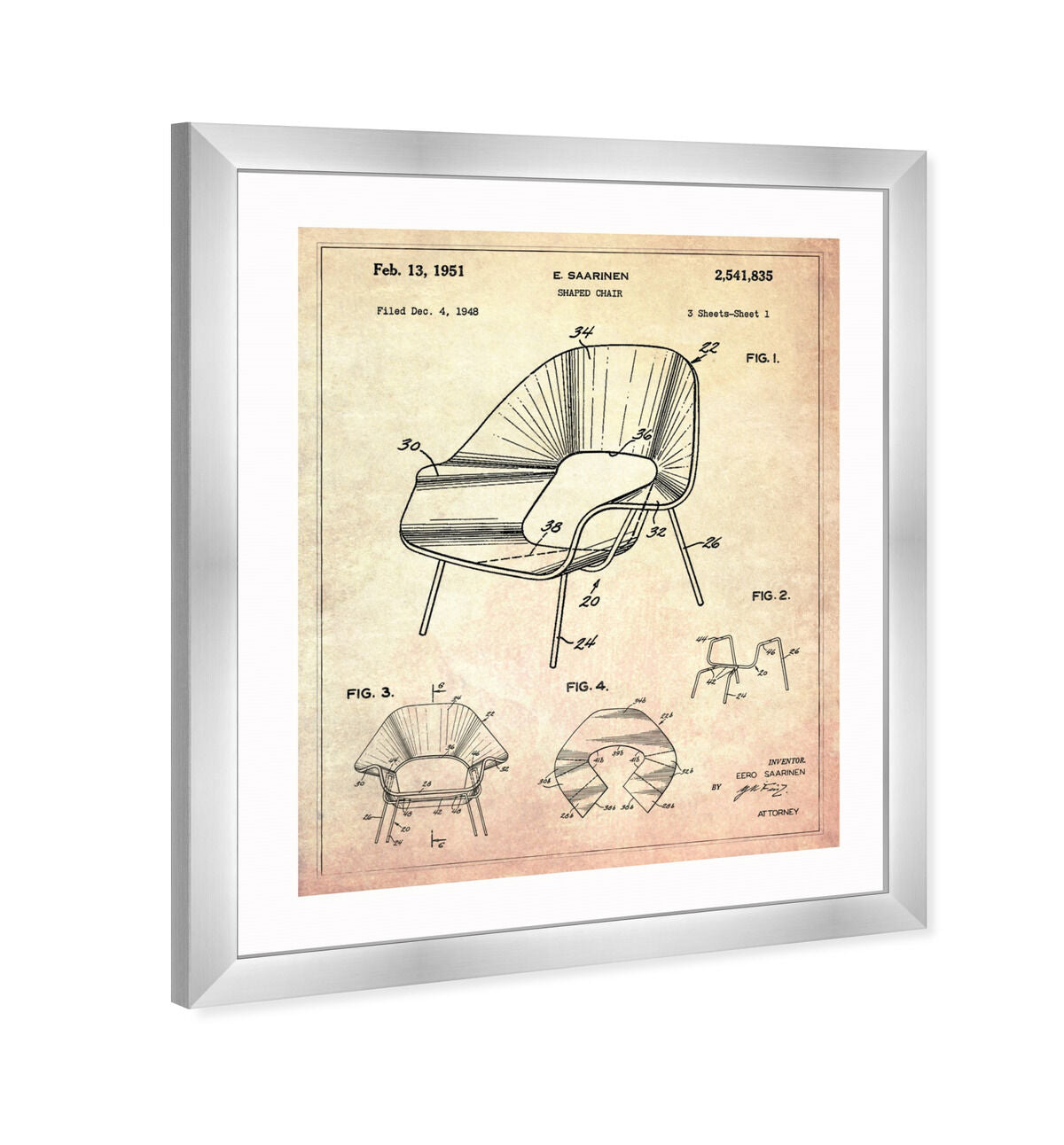 Shaped chair 1948