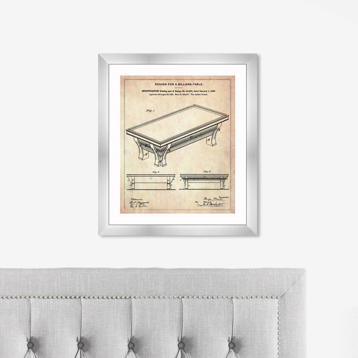 Design for a Billiard-Table 1895