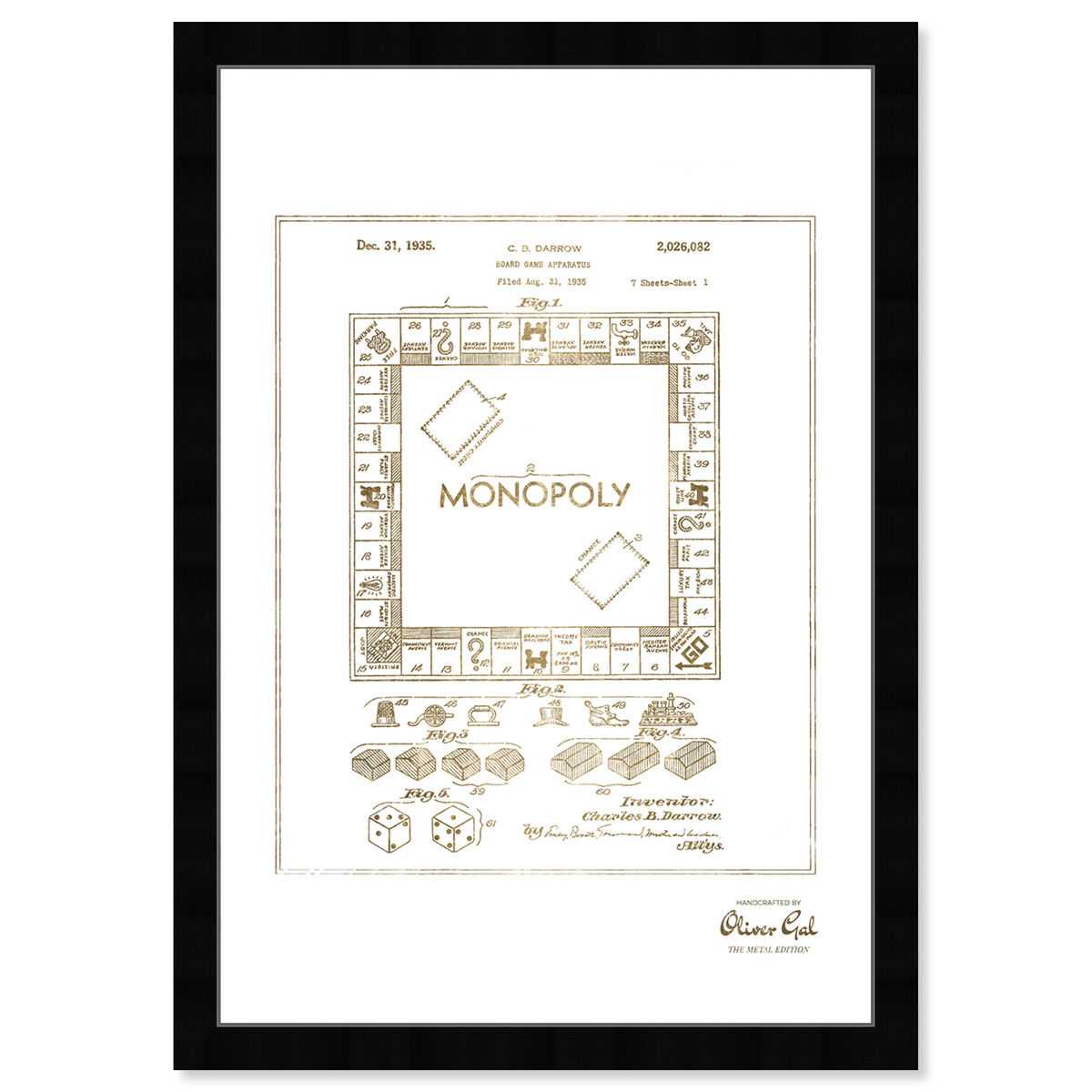 Monopoly 1935 Gold Main image