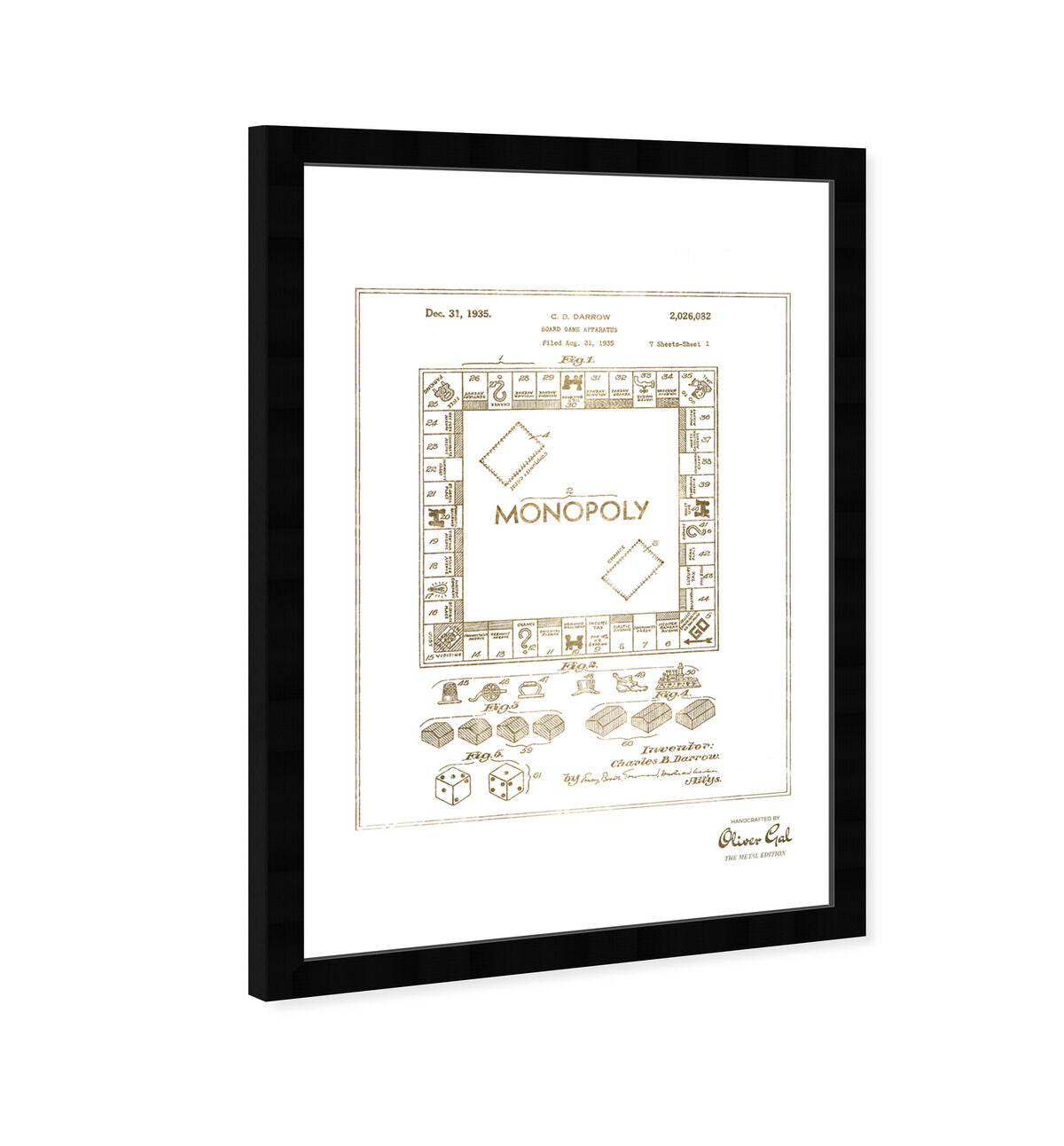 Monopoly 1935 Gold