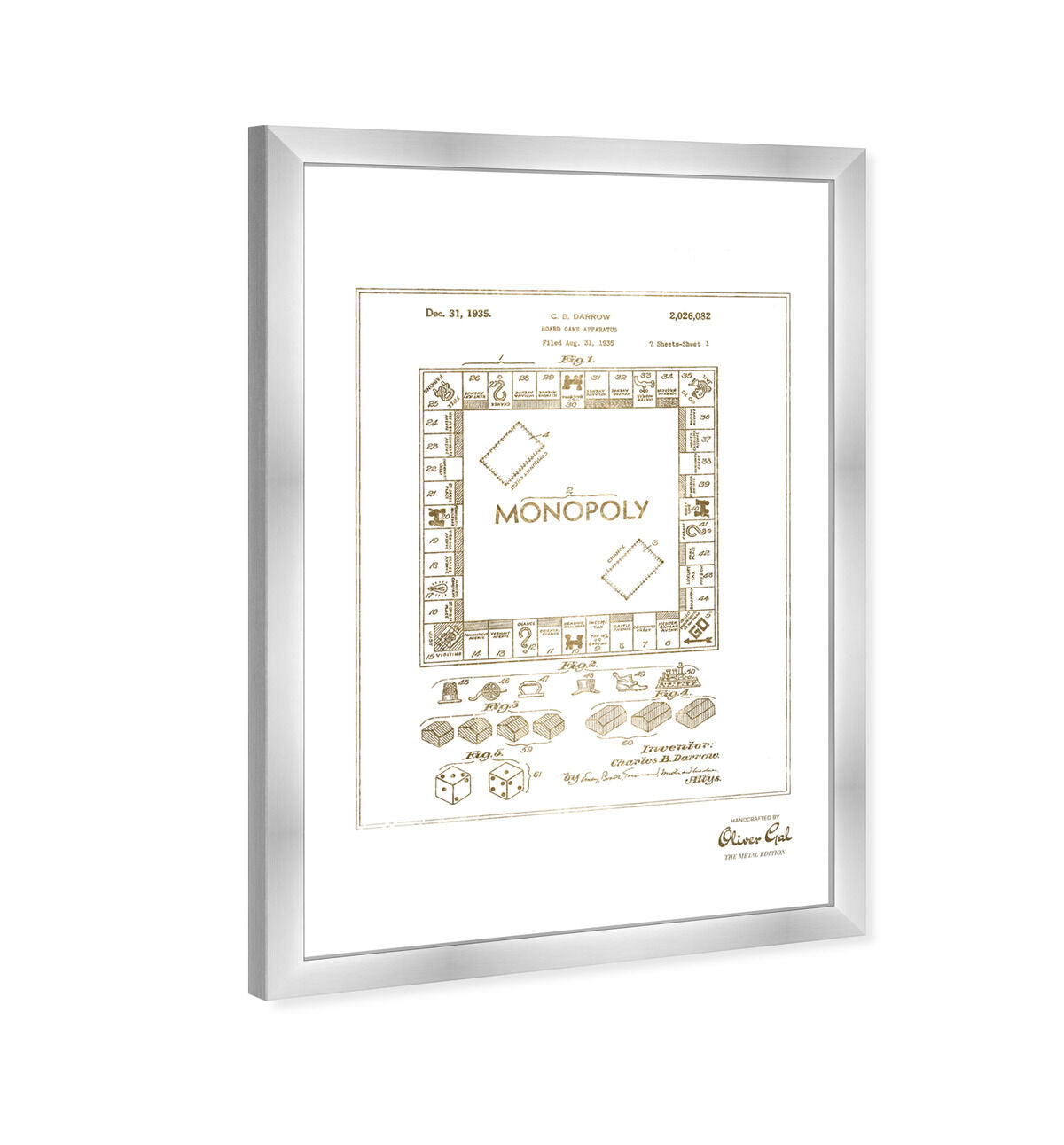 Monopoly 1935 Gold