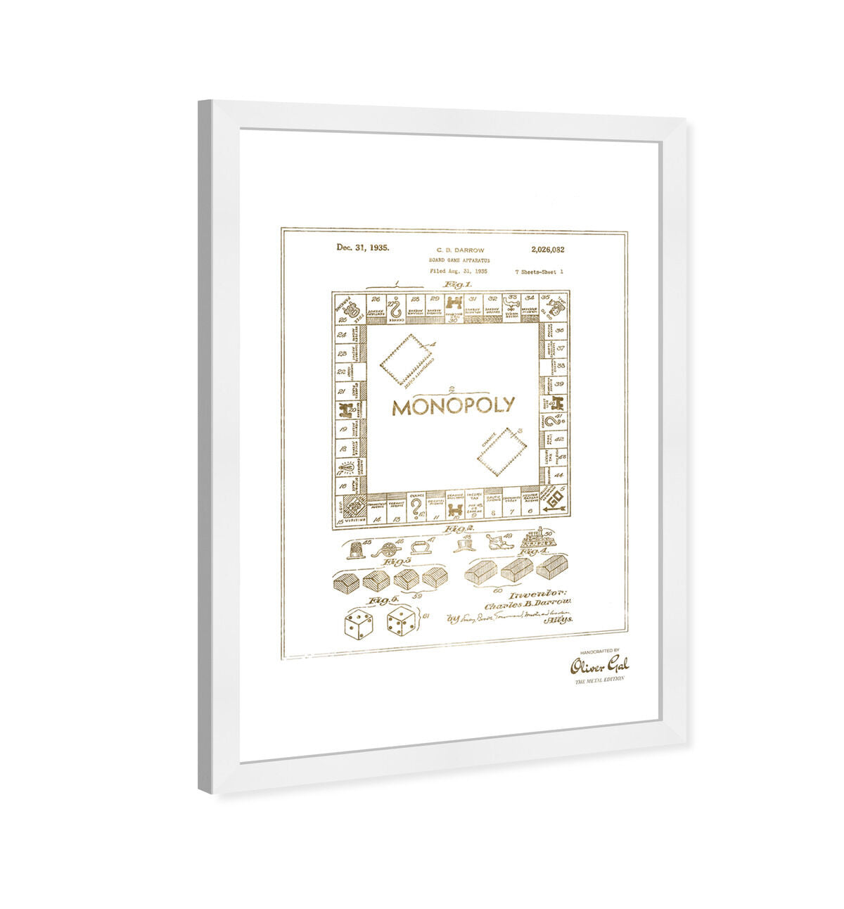 Monopoly 1935 Gold