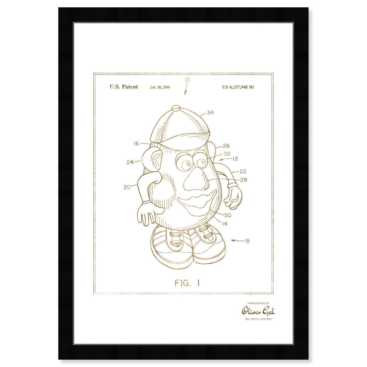 Mr Potato 2001 Gold Main image