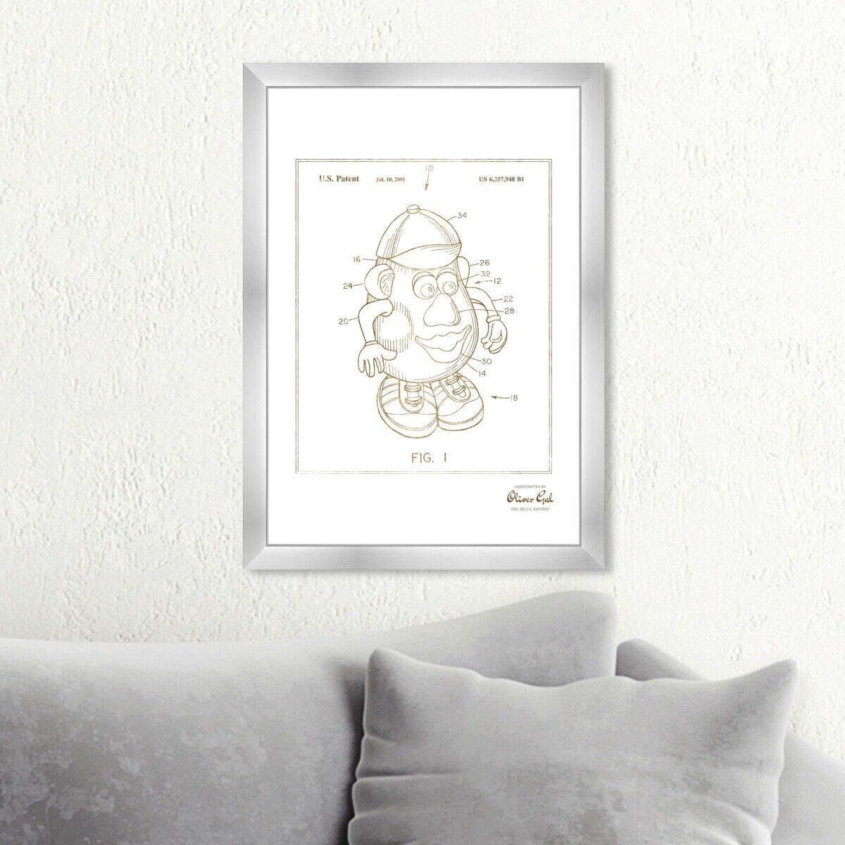 Mr Potato 2001 Gold