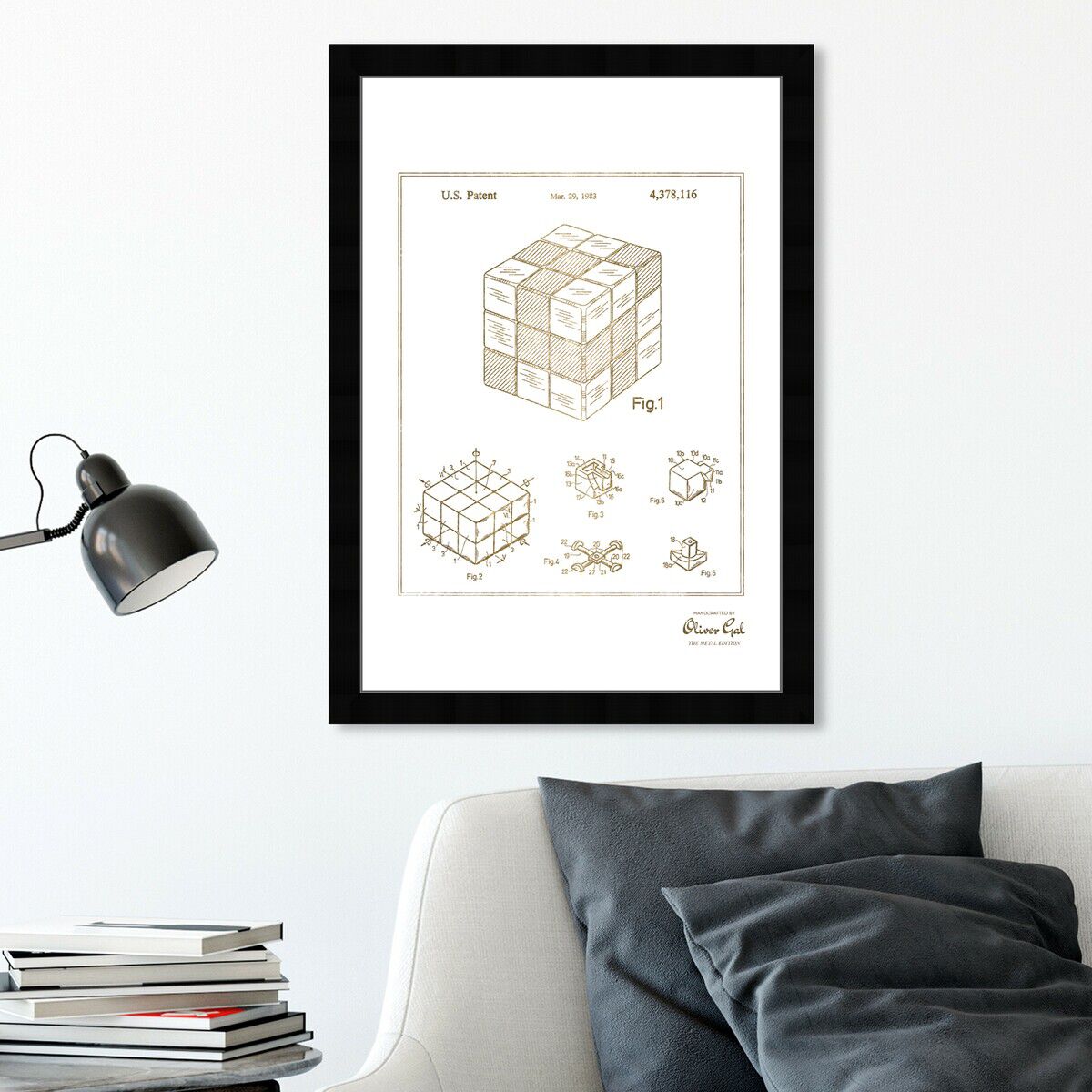 Spatial Logical Toy, 1983 II Gold