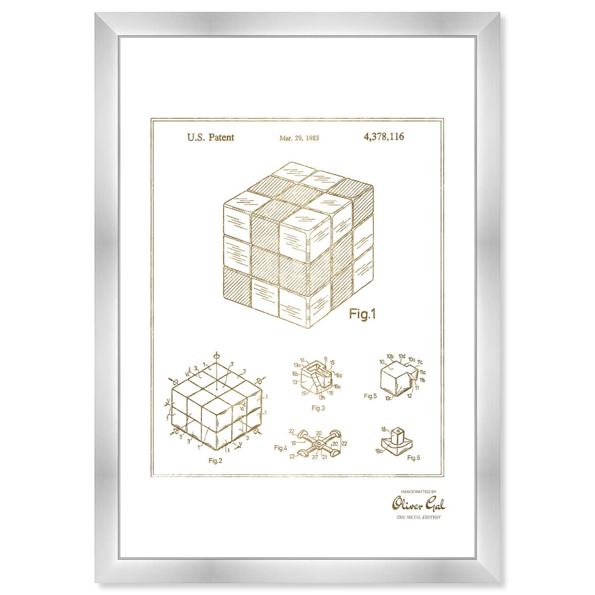 Spatial Logical Toy, 1983 II Gold