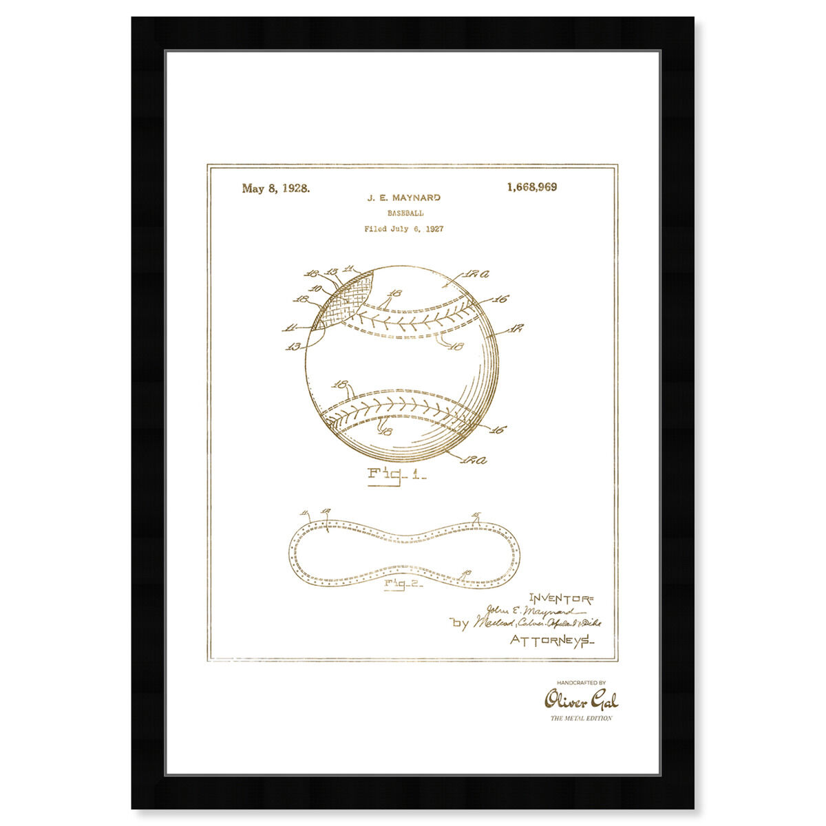 Baseball, 1928 III Gold Main image