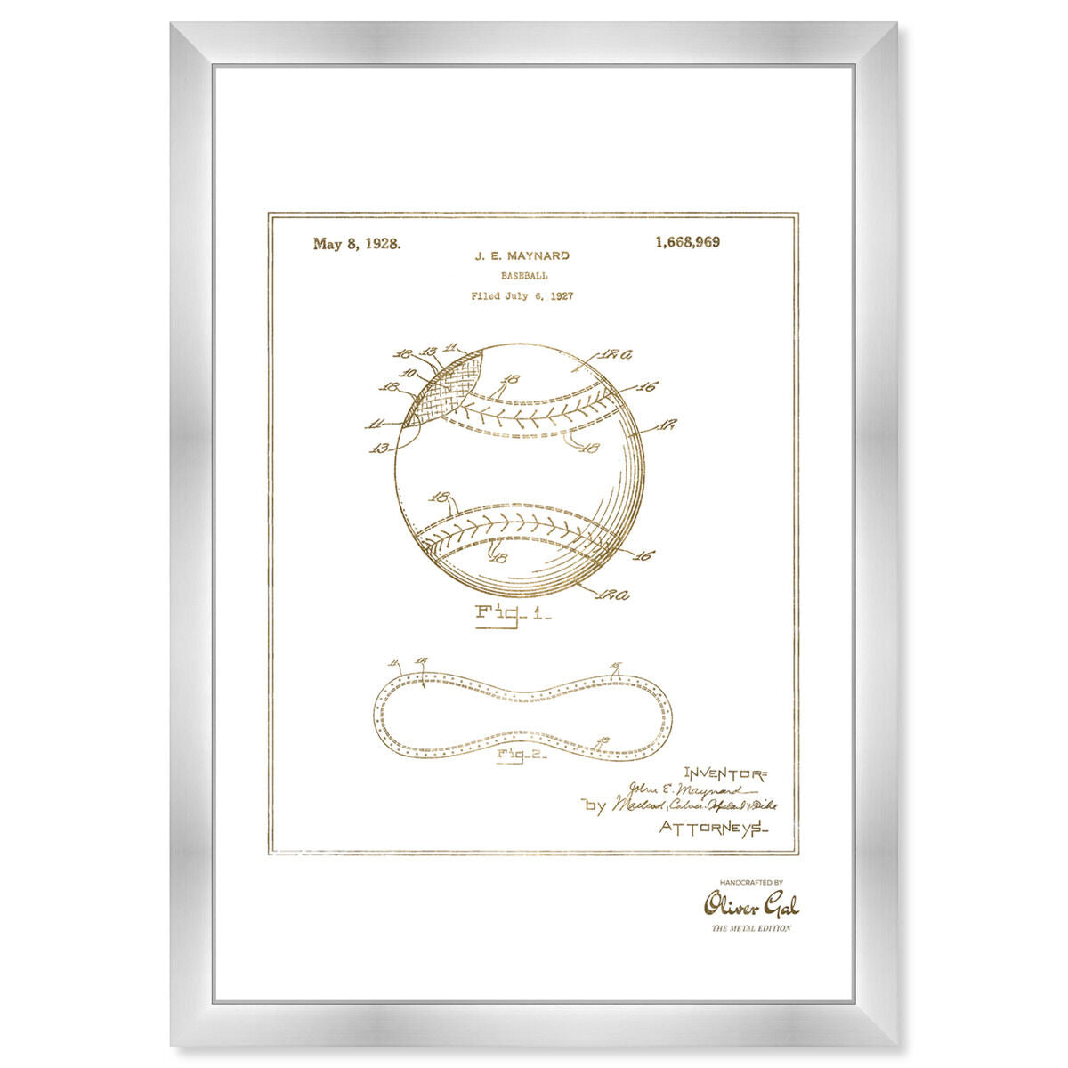 Baseball, 1928 III Gold