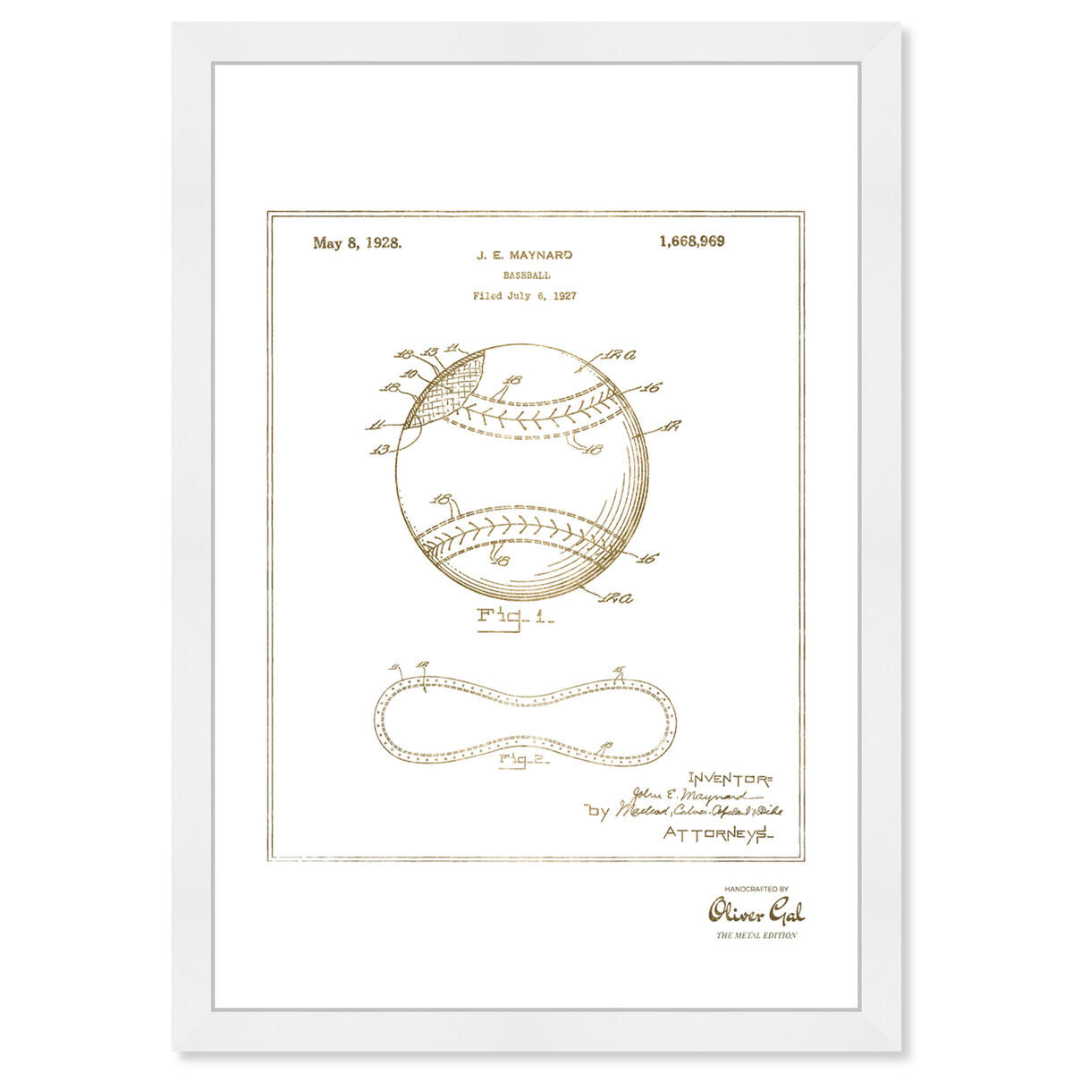 Baseball, 1928 III Gold