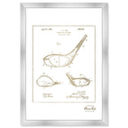 Metallic Golf Club Head 1926 I Gold