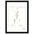 Golf Tee 1988 Gold