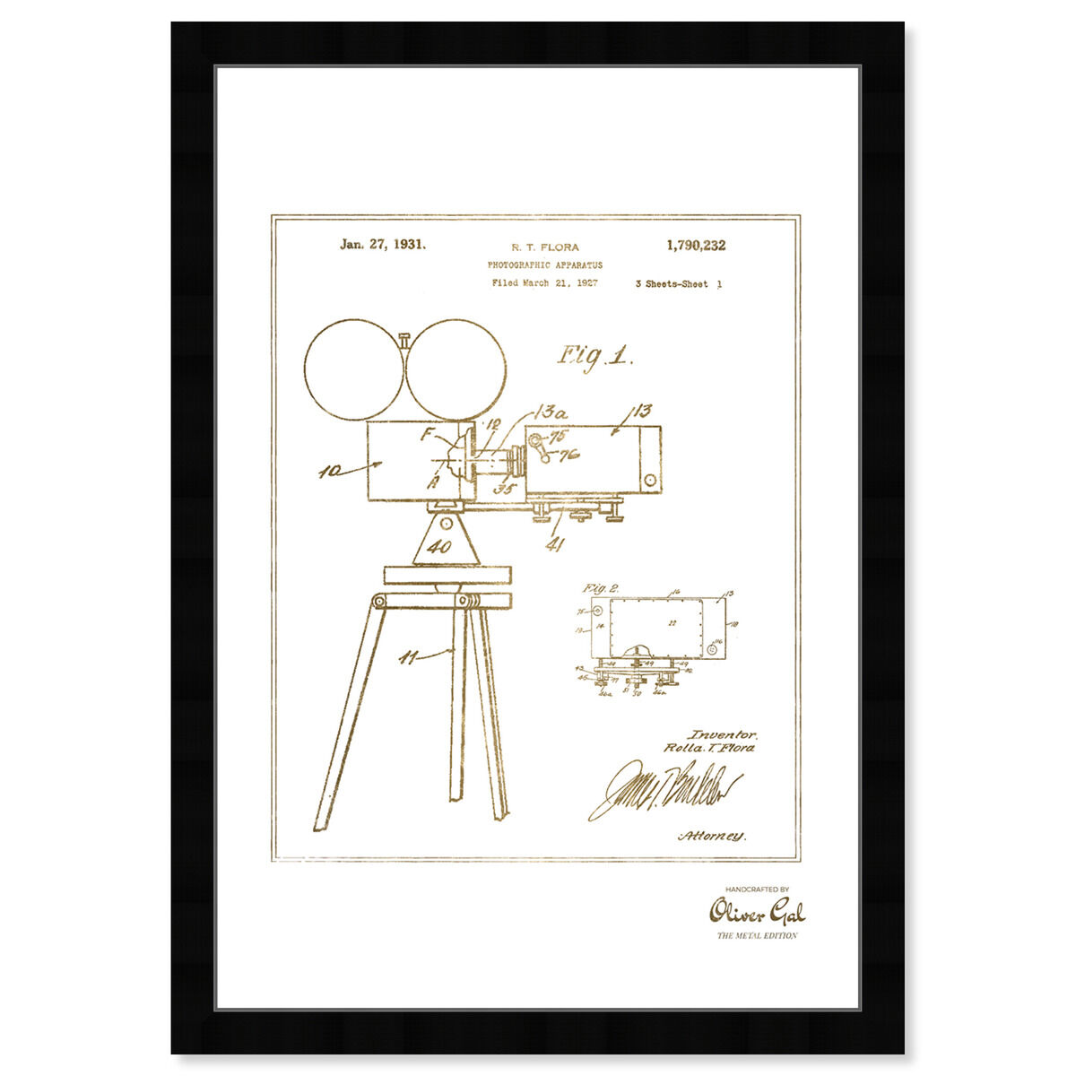 Photographic Apparatus 1931 Gold