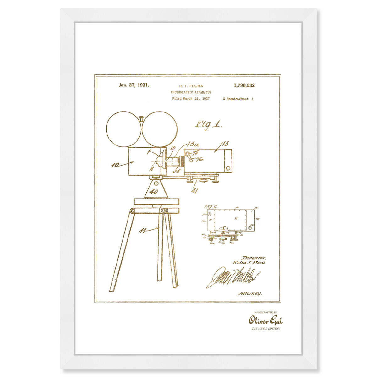 Photographic Apparatus 1931 Gold