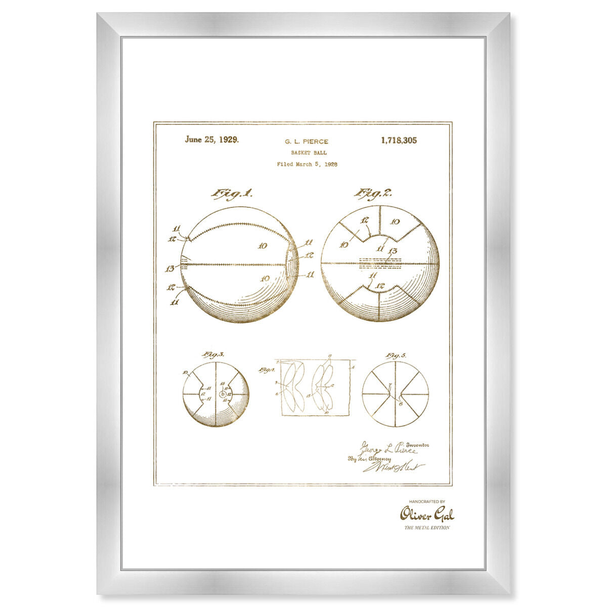 Basket Ball 1929 Gold