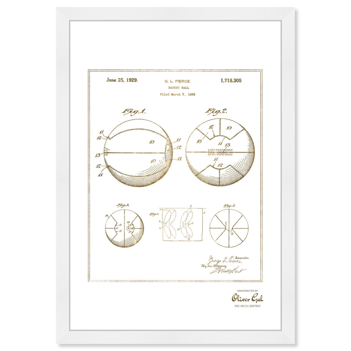 Basket Ball 1929 Gold