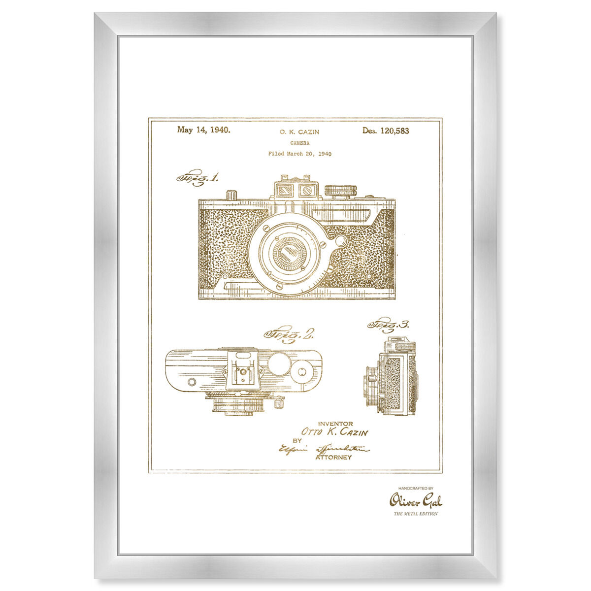 Cazin Design for a Camera 1940 II Gold