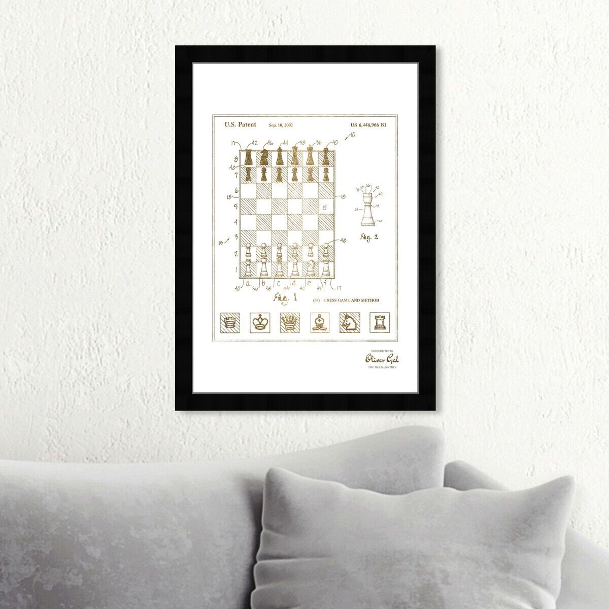 Chess game and method 2000 II Gold