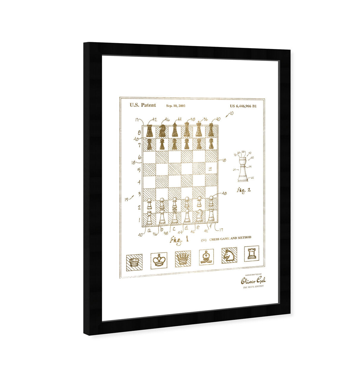 Chess game and method 2000 II Gold