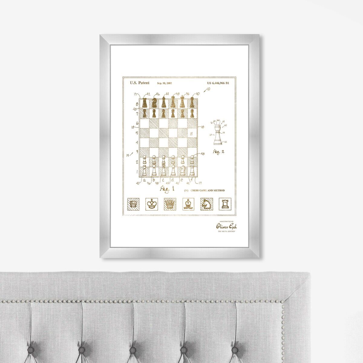 Chess game and method 2000 II Gold