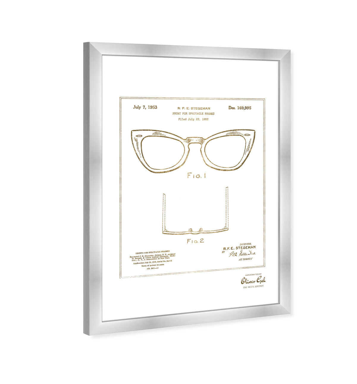 Ray-Ban Wayfarer SPECTACLE FRAMES 1953 Gold
