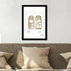 Mason Jar - Adapted 1853 - Noir Gold