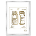 Mason Jar - Adapted 1853 - Noir Gold