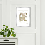 Mason Jar - Adapted 1853 - Noir Gold