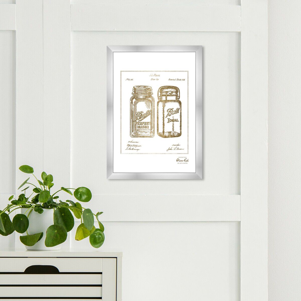 Mason Jar - Adapted 1853 - Noir Gold