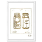 Mason Jar - Adapted 1853 - Noir Gold