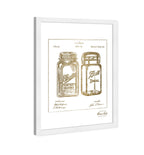 Mason Jar - Adapted 1853 - Noir Gold