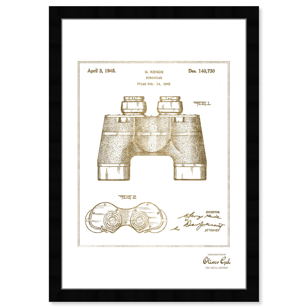 Binocular 1945 II Gold