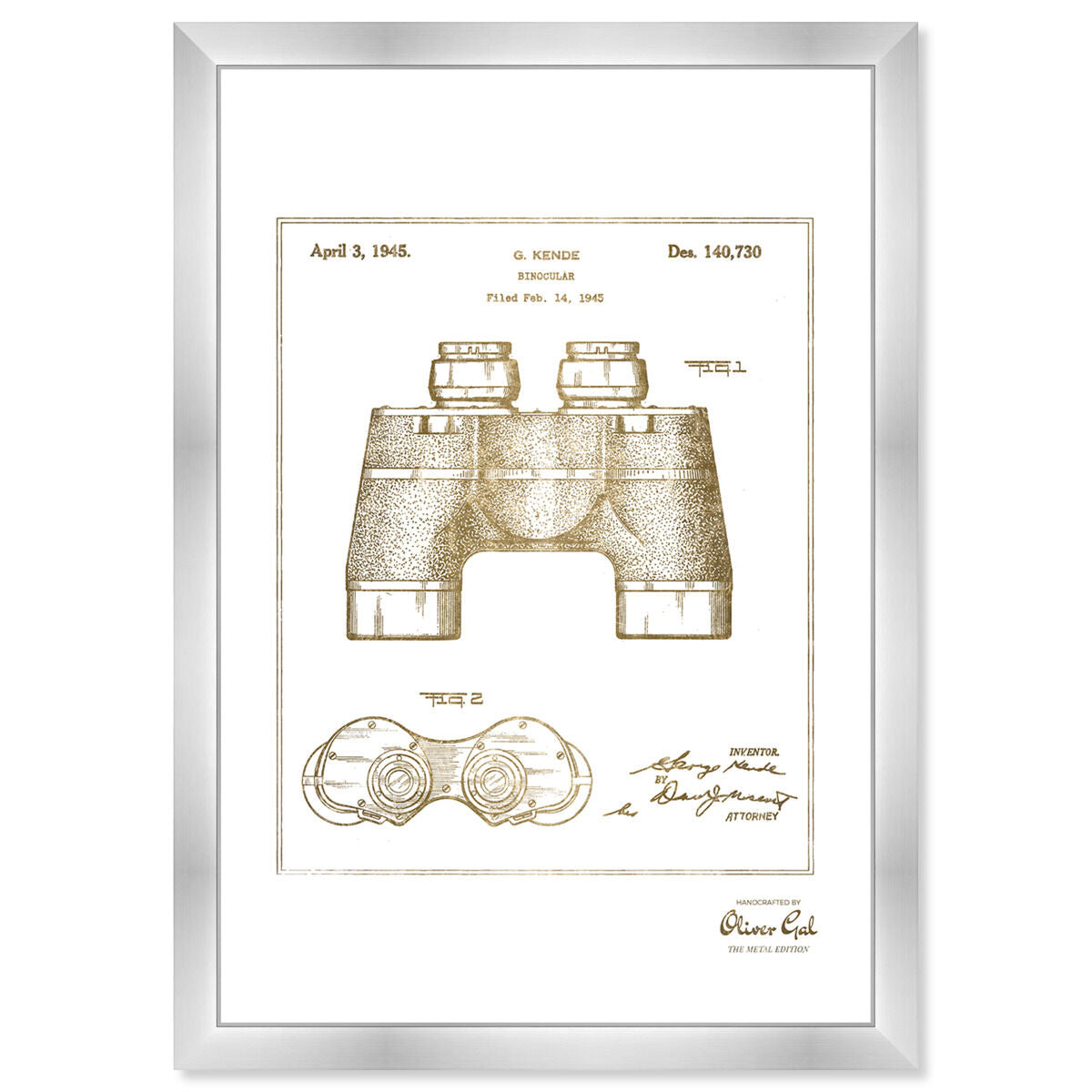 Binocular 1945 II Gold