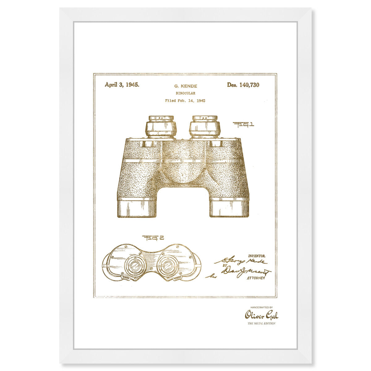 Binocular 1945 II Gold