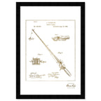 FISHING ROD 1884 Gold