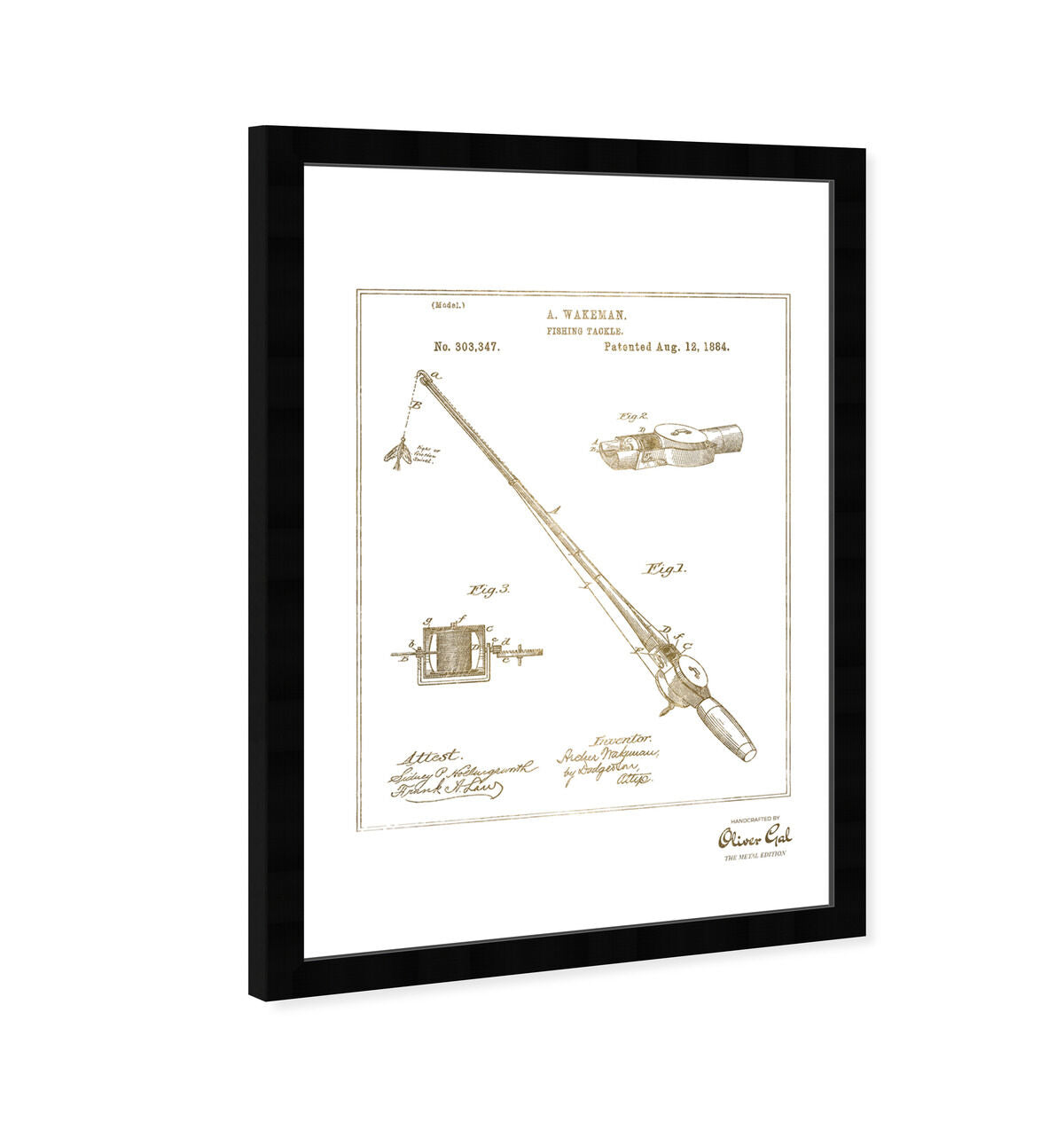 FISHING ROD 1884 Gold