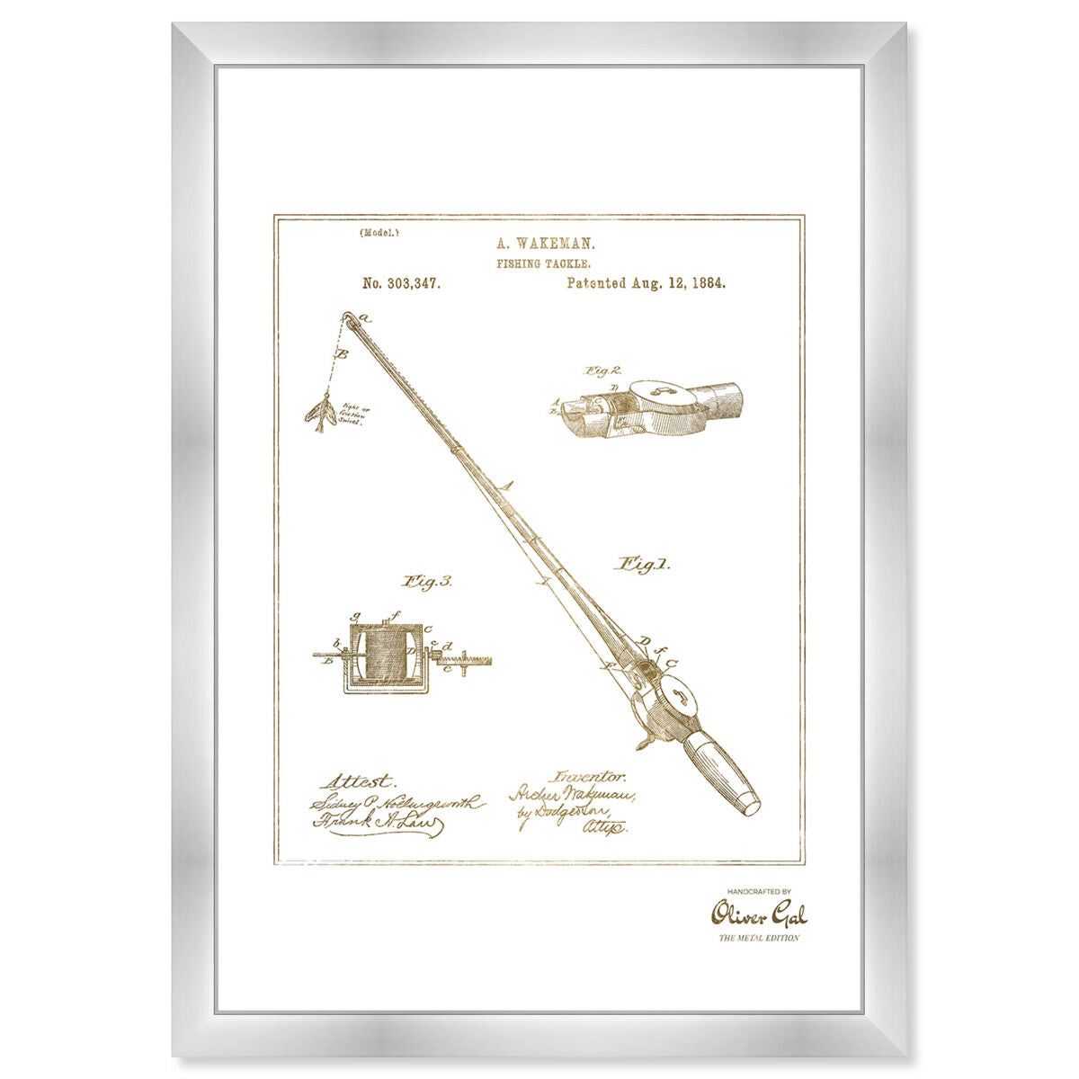 FISHING ROD 1884 Gold