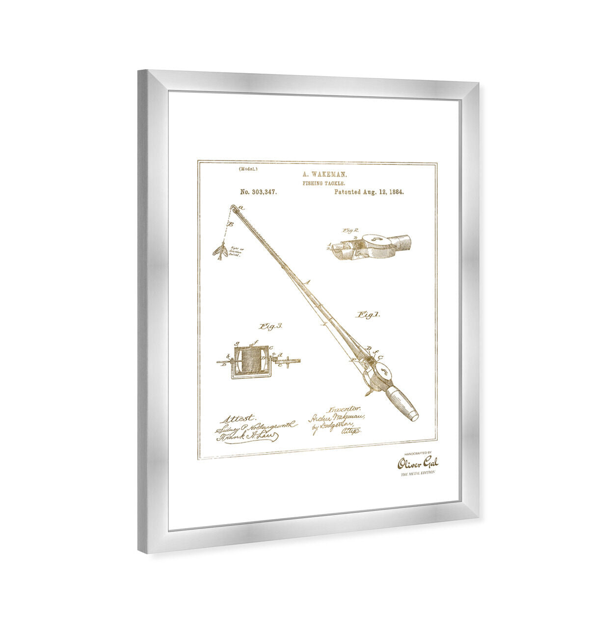FISHING ROD 1884 Gold