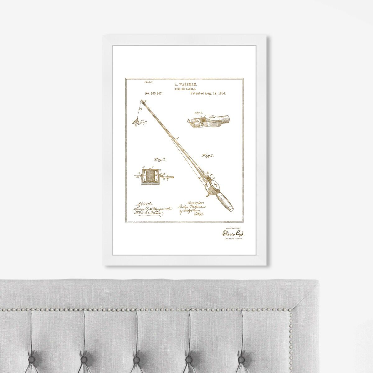 FISHING ROD 1884 Gold