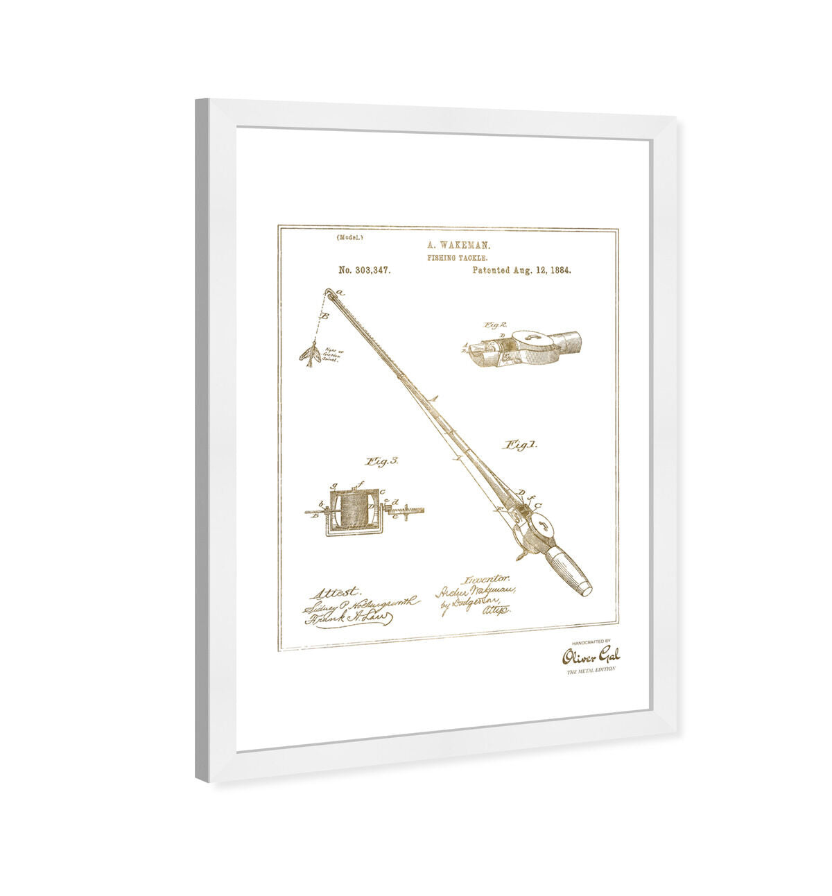 FISHING ROD 1884 Gold
