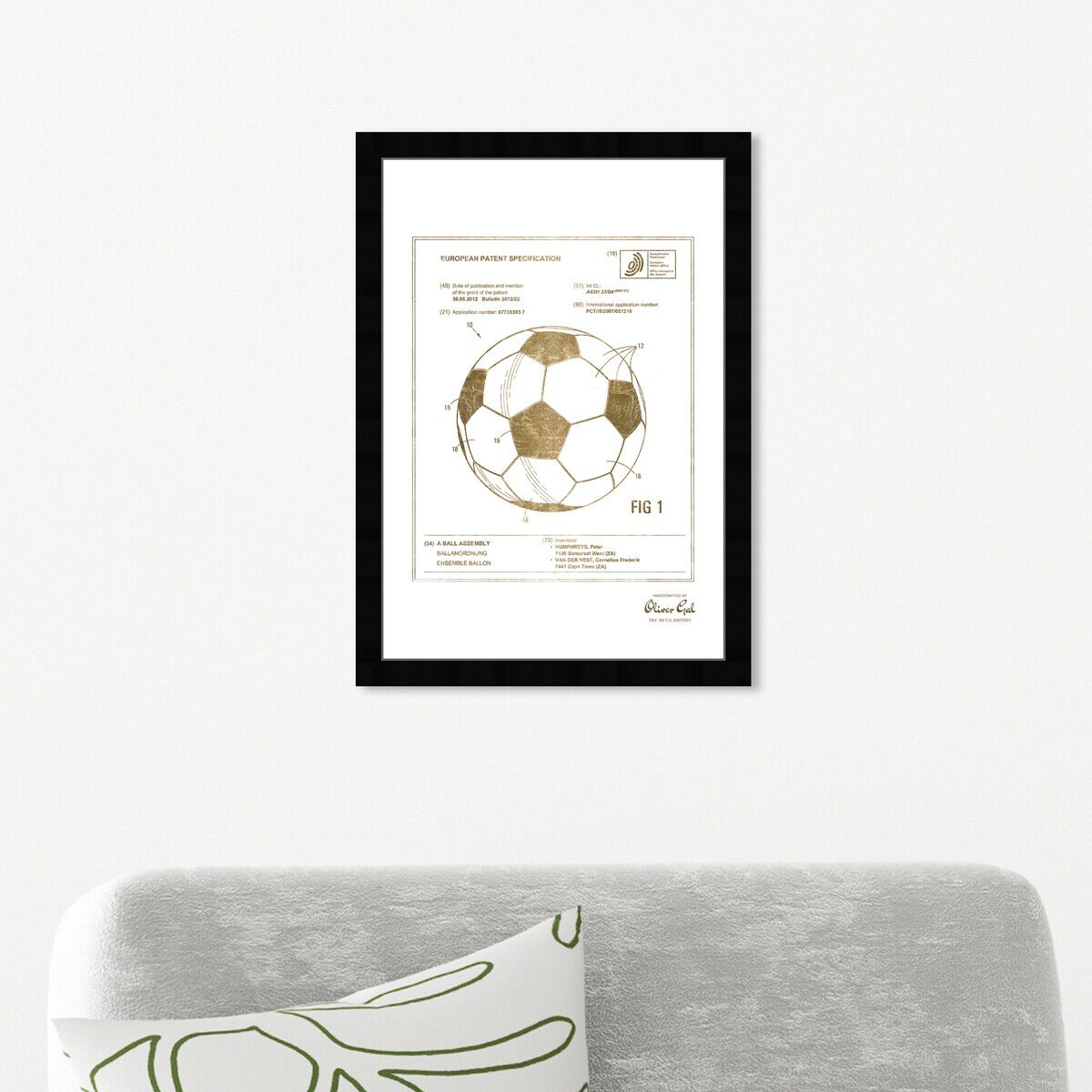 soccer ball 2012 Gold